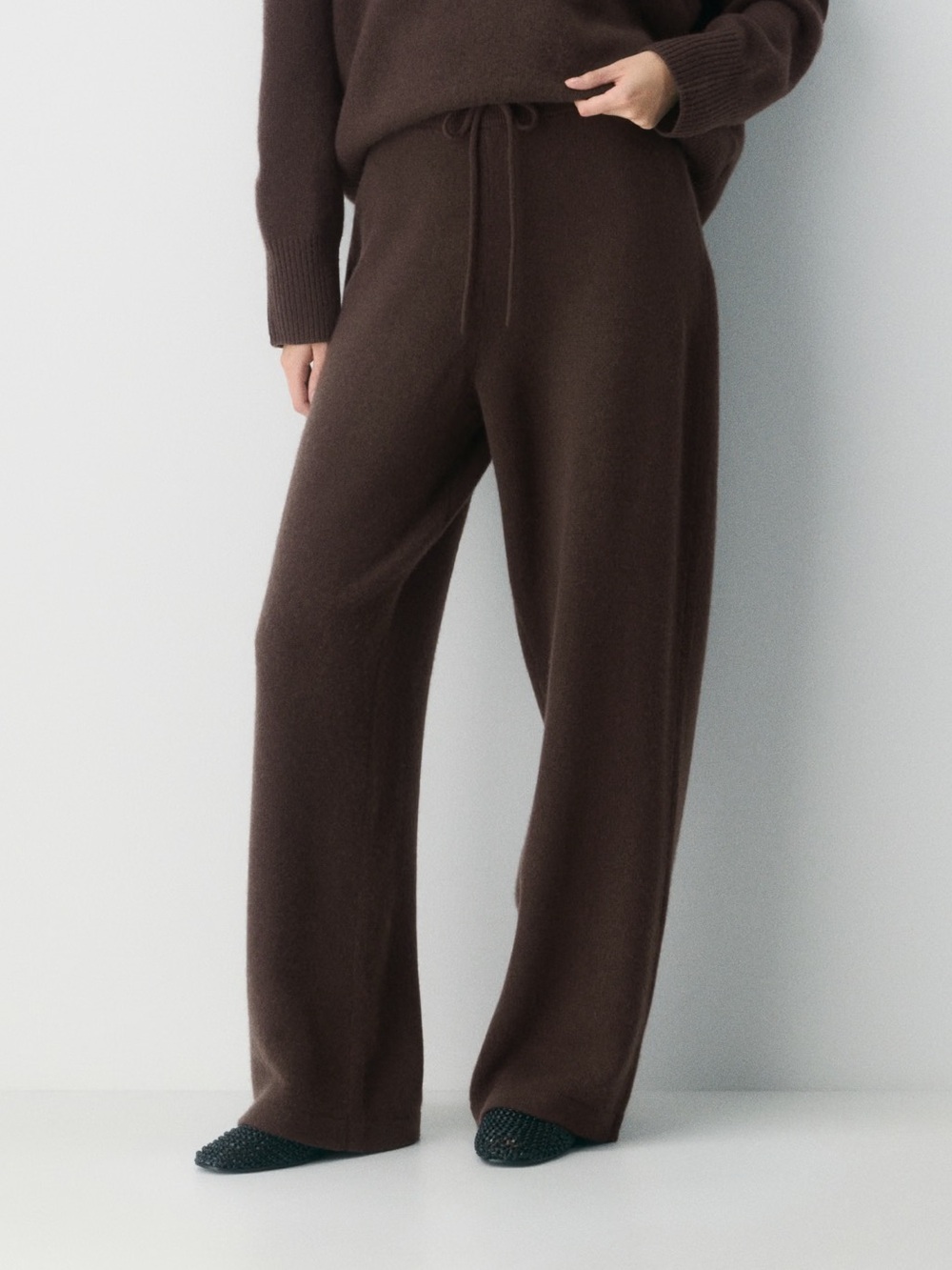 The Group by Babaton LUXE CASHMERE WIDE PANT